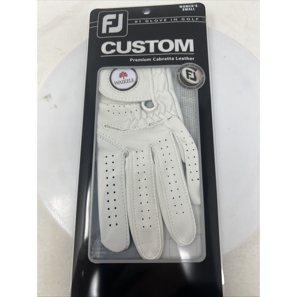 FJ Footjoy Leather Golf Gloves Custom Women SMALL Left Hand